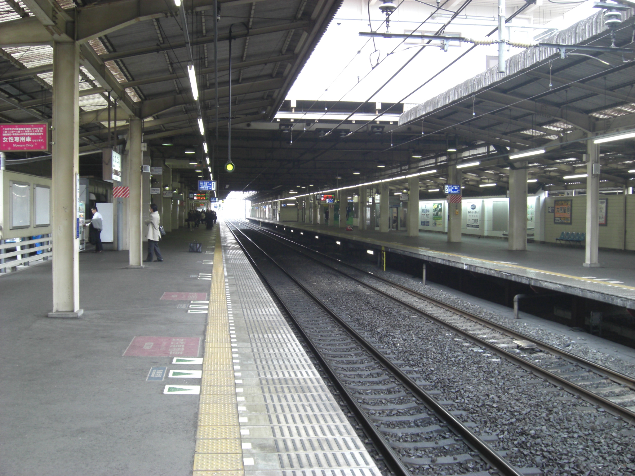 東武東上線 川越駅のホーム